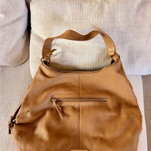 Vince Camuto Tan Leather Hobo Bag